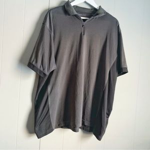 ADIDAS GOLF Pure Motion Gray Polo Shirt Mens Top XL